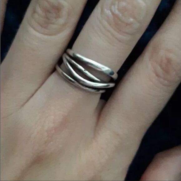 #46 New 925 Sterling Silver Retro Ring - Picture 4 of 10